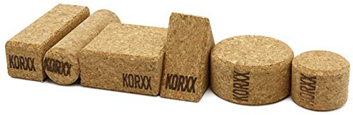 KORXX Form Starter 21 Bausteine aus Kork, naturbraun