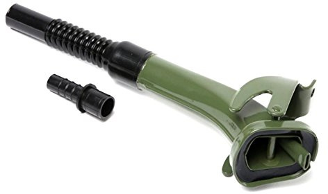 Oxid7® EMBUDO | Bidón de combustible de 20 litros | Adecuado para gasolina, gasóleo y bioetanol | Bidón de combustible de 20l con aprobación de la ONU y homologado [verde oliva]