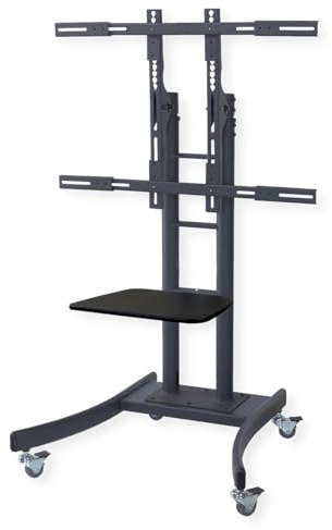VALUE LCD-/TV-Rollständer, schwarz, bis 125kg (32 bis 100)