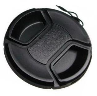 Maxsimafoto® - 82mm Snap on Lens cap - Clip on - with string/leash for Camcorders, Cameras - Canon, Nikon, Sony, Pentax etc..