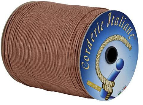 Corderie Italiane 003024873 Cordino per tende veneziane, 3 mm, 200 Metri, Mattone