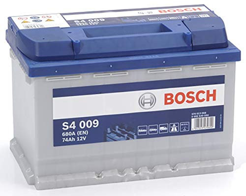 Bosch S4009, Batteria per Auto, 74A/h, 680A, Tecnologia al Piombo Acido, per Veicoli Senza Sistema Start/Stop