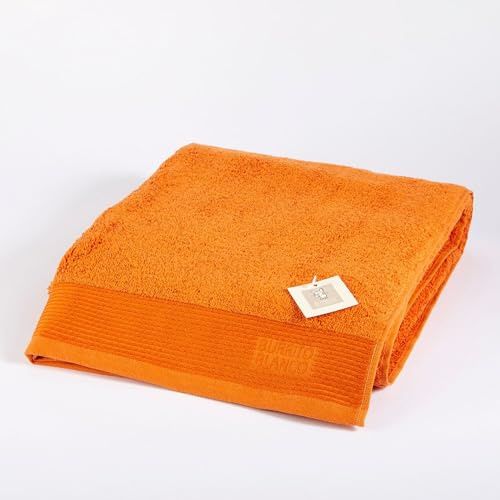 Burrito Blanco | Toalla Lavabo 50x100 (+Medidas Disponibles) | Toalla de Mano | Toalla de Baño | Toalla 100% Algodón | Toalla 50x100 | Color Naranja Oscuro