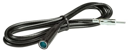 tomzz Audio 1600-002 Cavo di prolunga per antenna auto 2m DIN maschio a DIN femmina di accoppiamento dell'antenna