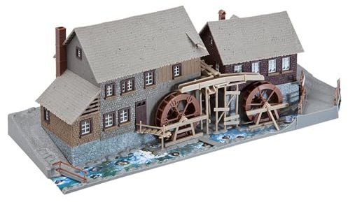 FALLER Häxhålskvarn modellbyggsats med 255 enskilda delar 310 x 130 x 115 mm I modelljärnväg tillbehör H0 I modelljärnväg H0 Schwarzwaldkvarn