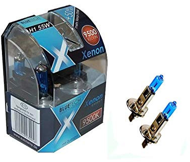 BLUETECH H1 55W 9500K Xenon Effekt 2er Set mit StVZO Zulassung