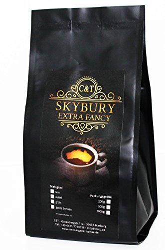 C&T Skybury Australa Grown Coffe Extra Fancy Grains Entiers (1000 g)