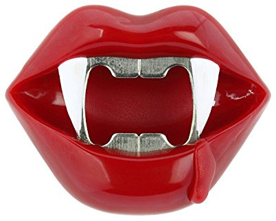 Barbuzzo Vampire Bottle Opener - Vampire Teeth Cap Opener - Dracula Lid Removing Device - Enjoy Cold Beverages Using This Handy Gothic Gadget