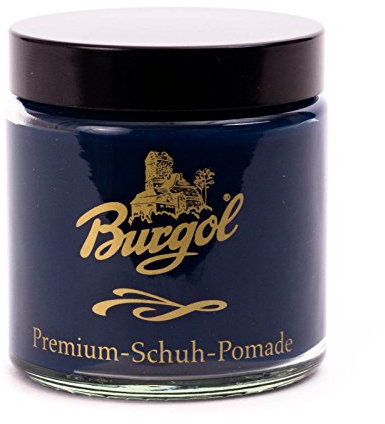 Burgol Pomade - Versorgt Leder mit Nährstoffen. Mischemulsionscreme. In verschiedenen Farben erhältlich.