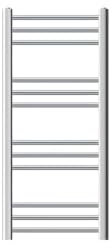 ECD Germany Radiador toallero de baño - 400 x 800 mm - Cromo - Curvado - con conexión Lateral - Calentador de Toallas