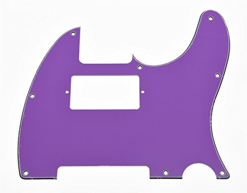 KAISH Humbucker-Schlagbrett mit 8 Löchern, für Telecaster/Tele, Violett, 3-lagig
