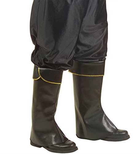 Piraten Stiefelüberzieher braun Stiefel Stulpen Lederoptik Reiter Stiefelstulpen Schuh Lederstulpen Mittelalter Schuhstulpen Seeräuber Piratenschuhe Damen Leder Gamaschen Ritter Kostüm Zubehör