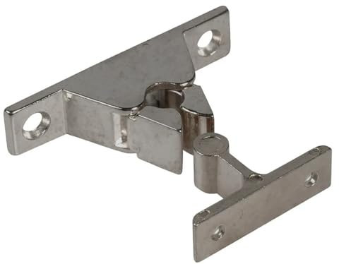 IBFM Support de porte avec mécanisme de serrage, distance par rapport au mur 35 mm, zamak chromé ; argent ; 1 pièce
