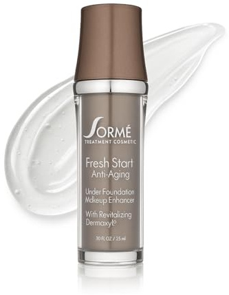 Sorme Fresh Start Under Foundation Makeup Enhancer | Anti-Aging Makeup Primer for Mature Skin | Hydrating Primer for Normal & Dry Skin | 25 ml Face Primer for Makeup | Primer Face Makeup with Dermaxyl