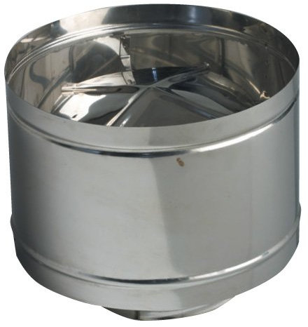 Salone-negozio-online Cappello COMIGNOLO FUMAIOLO A Botte Antivento MM. 130 CM. 13 Acciaio Inox 304 Canna FUMARIA