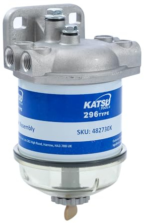 KATSU Verktyg diesel bränslefilter vattenavskiljarsats kompatibel med CAV296 för dieselmotorer marin båt lastbilar traktorer elektriska generatorer 482730