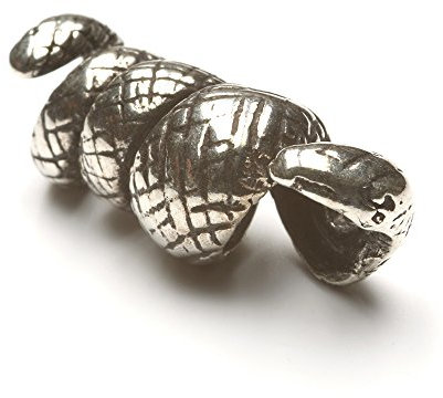 Drachensilber Bartschmuck Silber Schlange Bartperle 925 Sterlingsilber keltischer Schmuck ausgefallener Haarschmuck Männer Damen