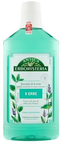 Mundwasser 8 erbe prevenzione batterica e anticarie 500 ml