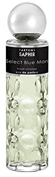 PARFUMS SAPHIR Select Blue Man, Eau de Parfum con Vaporizzatore Per Uomo, 200 Ml