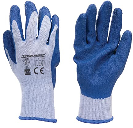 Silverline 427550 Gants tricot enduction latex Taille Unique