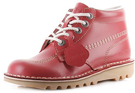 Kickers Kick Hi C, Bottes Classiques femme, Rouge (Red), 36 EU