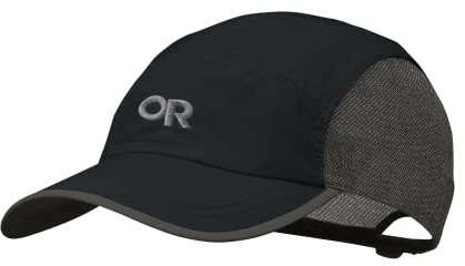 Outdoor Research Swift Cap – UPF 40+, Lightweight, Breathable, Quick-Dry, Black/Dark Grey, One Size