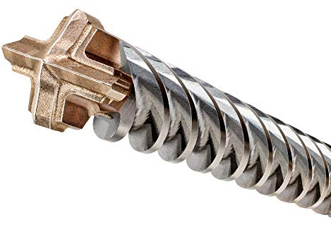 Dewalt SDS-Max Elite Hammerbohrer DT60818 (20x920x800mm, mit Vier-Schneiden-Geometrie, Vollhartmetall-Spitzen & Iron Blast Technologie, für den Einsatz in Beton, Mauerwerk, Natur- & Kunststein)