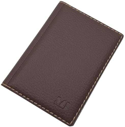 myledershop Kunstleder Ausweisetui mit 12 Fächer