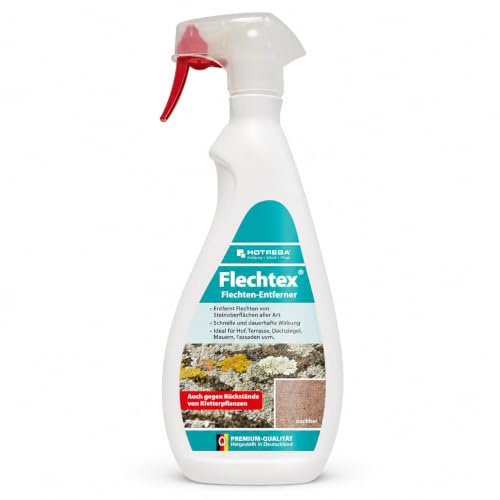 HOTREGA Flechtex 750 ml | Gebrauchsfertiger Flechtenentferner mit Sprühkopf