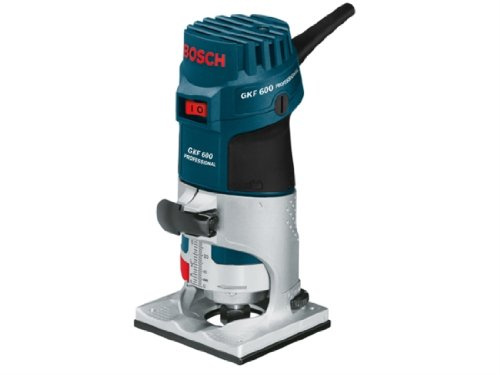 Bosch Professional Professional GKF600/2 Bosch GKF 600 240 Volt Router 1/4in 600w, 240 V, Blue