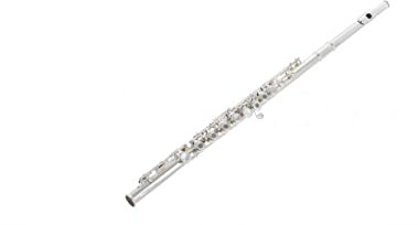 SYMPHONIE WESTERWALD Querflöte/Flöte mit Ringklappen (offenen Klappen), echt versilbert, Tragetasche, Querflöten Zubehör, Wartungsservice