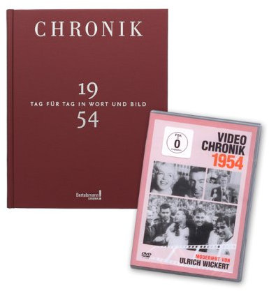 Chronik-Duo 1954, Geschenkset Buchchronik 1954 + DVD Chronik 1954