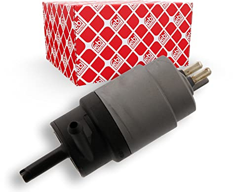 febi bilstein 08677 Waschwasserpumpe für Scheibenreinigungsanlage, 1 Stück | Kompatibel mit: MERCEDES-BENZ E-CLASS, S-CLASS, S-CLASS Coupe