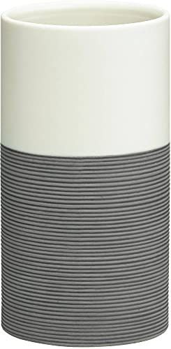 Sealskin Doppio Bicchiere, Porcellana, Grigio, 6.9 x 6.9 x 12.6 cm