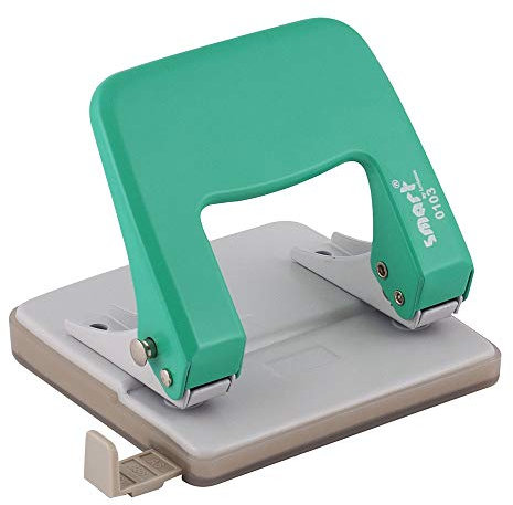 Smart 0103 Locher, Papierlocher, Bürolocher, Anschlagschiene mit Formatvorgaben 30 Blatt