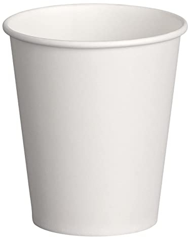 1-PACK Heiß- und Kaltgetränkebecher weiß, Pappe beschichtet, 250 ml / 300 ml, 200 Stück