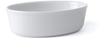 Holst Porzellan GU 15518 Auflauf- & Backform oval 18 x 13 cm Gutshof, weiß, 18 x 13 x 5.5 cm, 2 Einheiten
