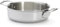 De Buyer 3741.24, Pentola sauté con Coperchio Affinity, 24 cm, Acciaio Inossidabile, Nero, Ciano, Magenta, Giallo