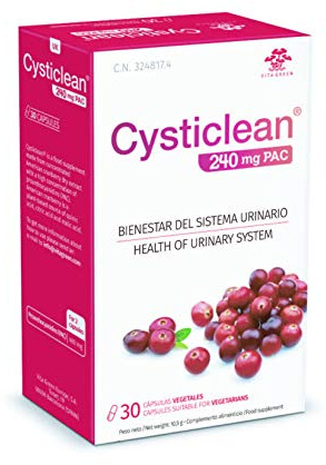VITAGREEN Cysticlean Prevención y Tratamiento de la Cistitis 240 mg 30 cápsulas