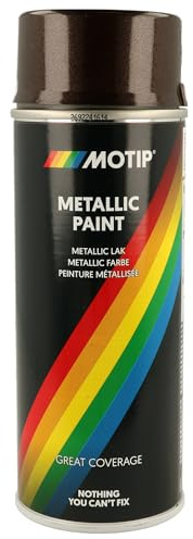 Motip Metallic Spray Paint - Brown - 400 ml