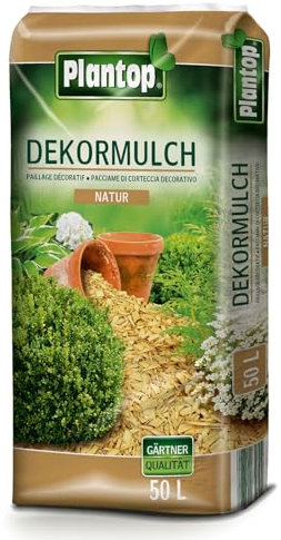 Plantop Dekormulch 10-40 mm, Natur, 50 Liter