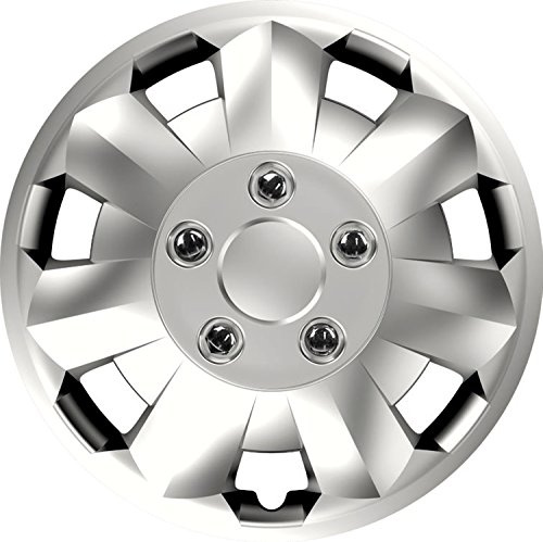 ZentimeX Z744923 Radkappen Radzierblenden universal 16 Zoll Silver