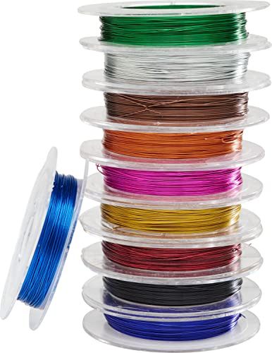 VBS XXL 10er-Pack Schmuckdraht 10 Farben à 10m