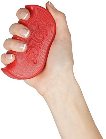 Soles, Hand und Fingertrainer für maximale Stärke und Rehabilitation Hart SLS521R, Rot