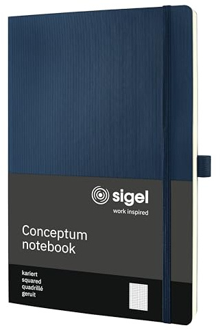Sigel CO310, CONCEPTUM anteckningsbok, ca. A4 fyrkantig midnight blue, ca. A4