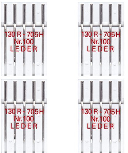 BIG-SAM - 20 Leder Nähmaschinennadeln - Größe 100 - Flachkolben