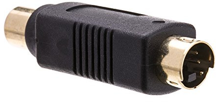 S Video Male / RCA Female, Bi-Directional Adaptor