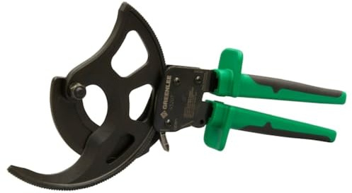 Ratschen-Kabelschneider, mittig geschnitten, 27,9 cm