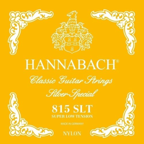 Hannabach 652507 Cordes pour Guitare classique Série 815 Super Low Tension Silver Special 815SLT
