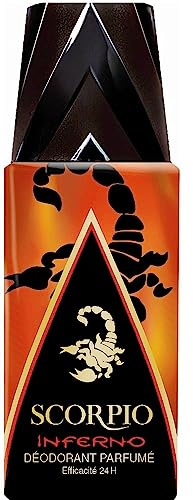 Scorpio - Déodorant pour Homme - Collection Inferno - Atomiseur 150 ml